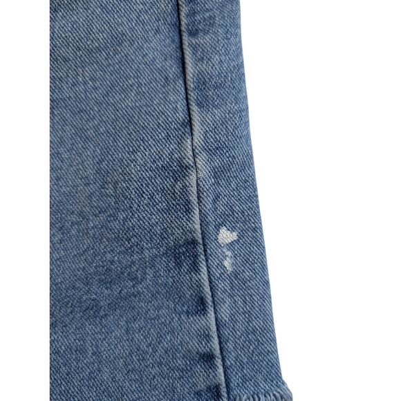 VTG Wrangler Shorts Mens Size 40x 4” Blue Cut Off Shorts Denim USA 90s Y2K - Picture 9 of 12